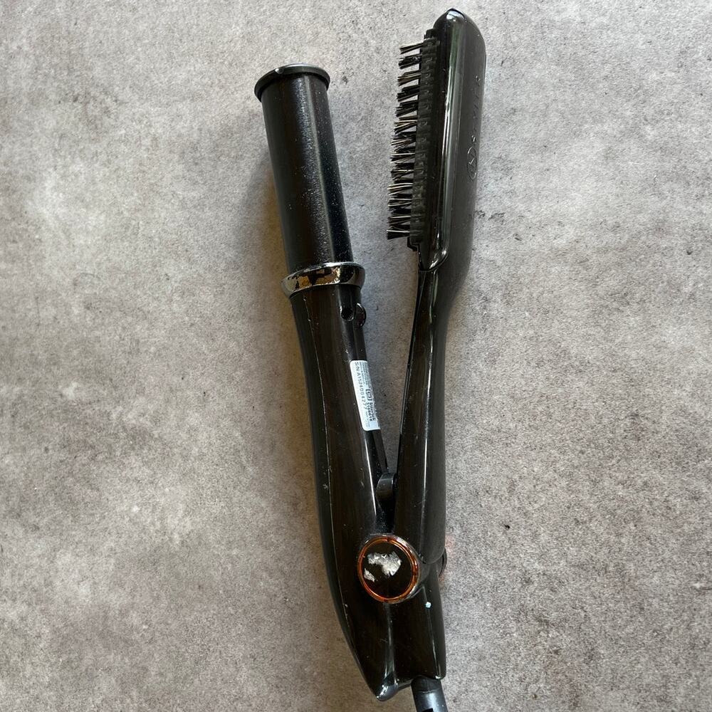 Instyler Rotating Hot Iron Hair Straightener 1.25" Black IS2.1-1001 TESTED WORKS